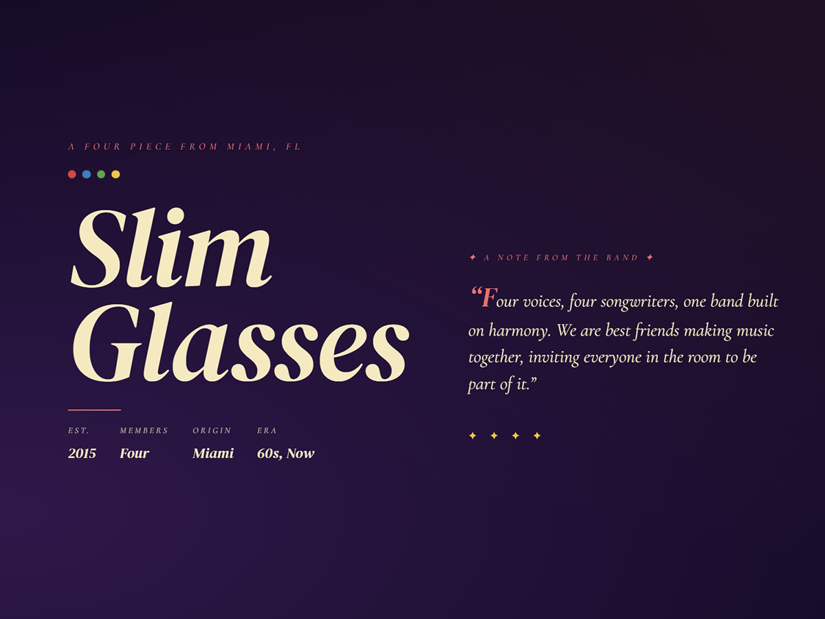 Slim Glasses